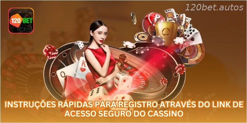 Instruções rápidas para registro através do link de acesso seguro do cassino.