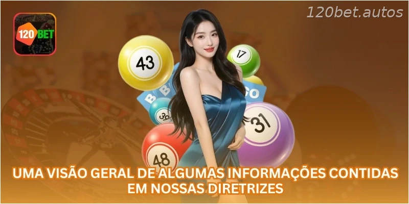 Uma visão geral de algumas informações contidas em nossas diretrizes.